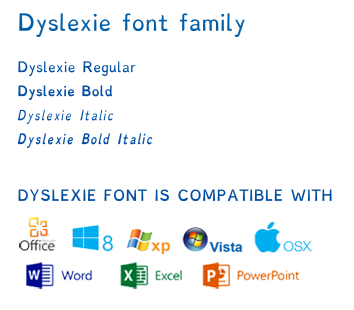 Christian Boer's Dyslexie is a typeface for people with dyslexia.